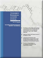 Investment Research & Analysis Journal (Vol 1 / N 1)  by VRS  -  www.iraj.gr