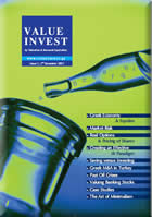Value Invest Magazine, Issue 1, by VRS  -  www.valueinvest.gr/